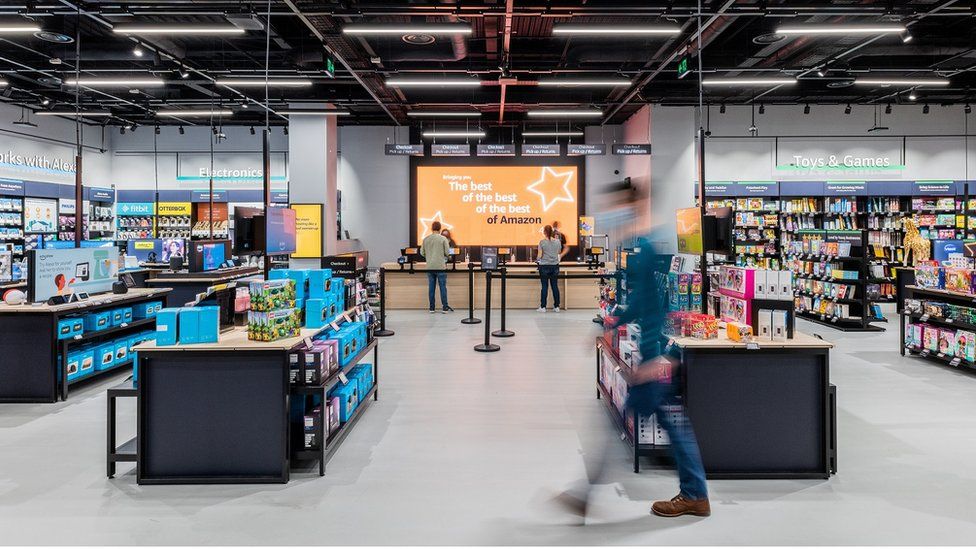 Amazon has opened its first non-food store in the UK, selling its most popular products.
