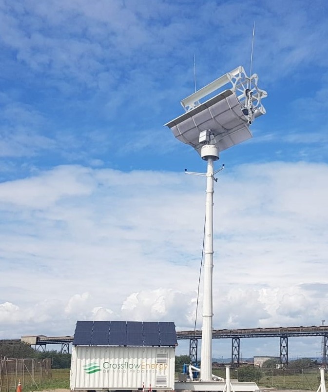 Vodafone's self-powered masts with Crossflow's innovative technology